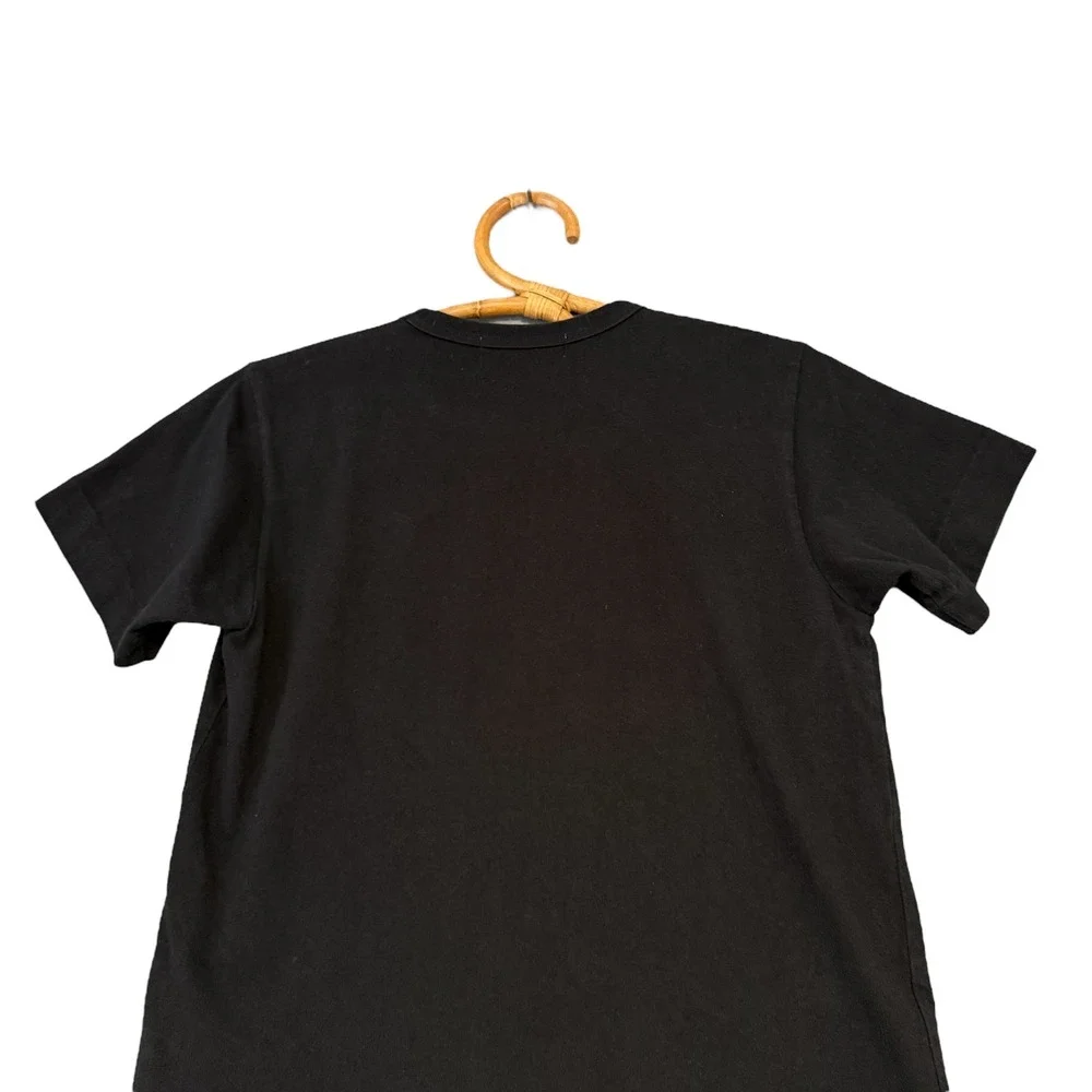Comme Des Garcons PLAY | Emblem Heart Logo‎ Cotton T-Shirt Black Size L - Picture 7 of 12